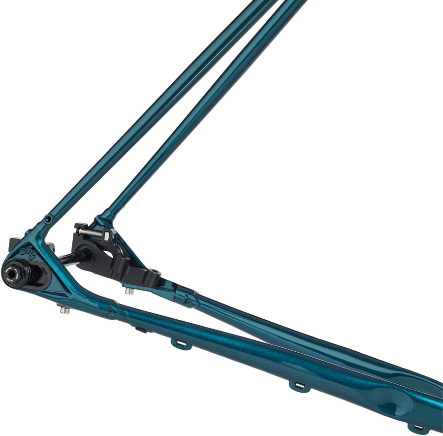 All-City Cosmic Stallion Frameset - 650b/700c, Steel, Rainbow Trout - Image 4