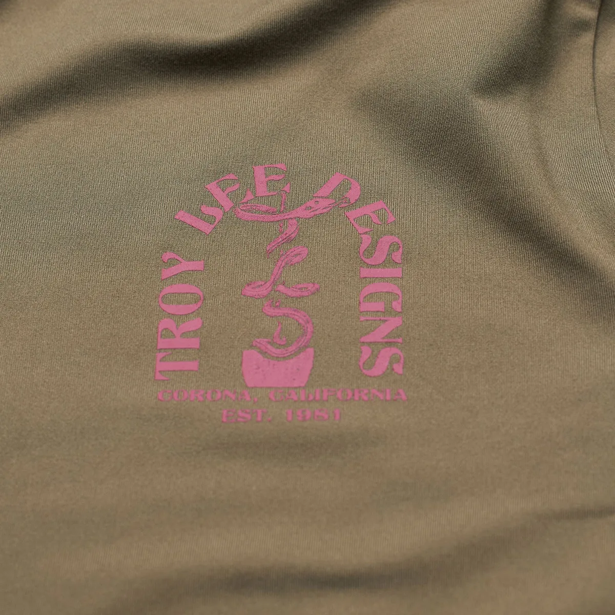 Ruckus Long Sleeve Ride Tee Fangs Olive - Image 2