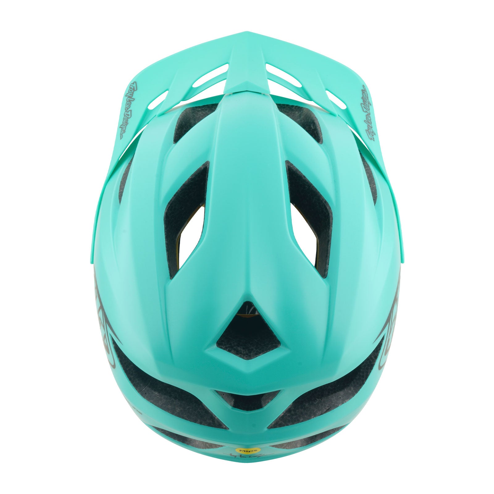Youth Flowline Helmet Point Charcoal / Real Teal - Image 4