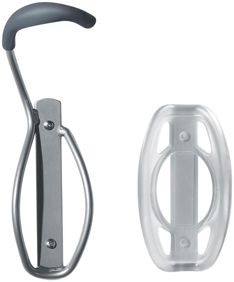 Delta Single Bike Wall Mount Rack with Tire Tray: Holds One Bike Gray Delta Single Bike Wall Mount Rack with Tire Tray: Holds One Bike Gray