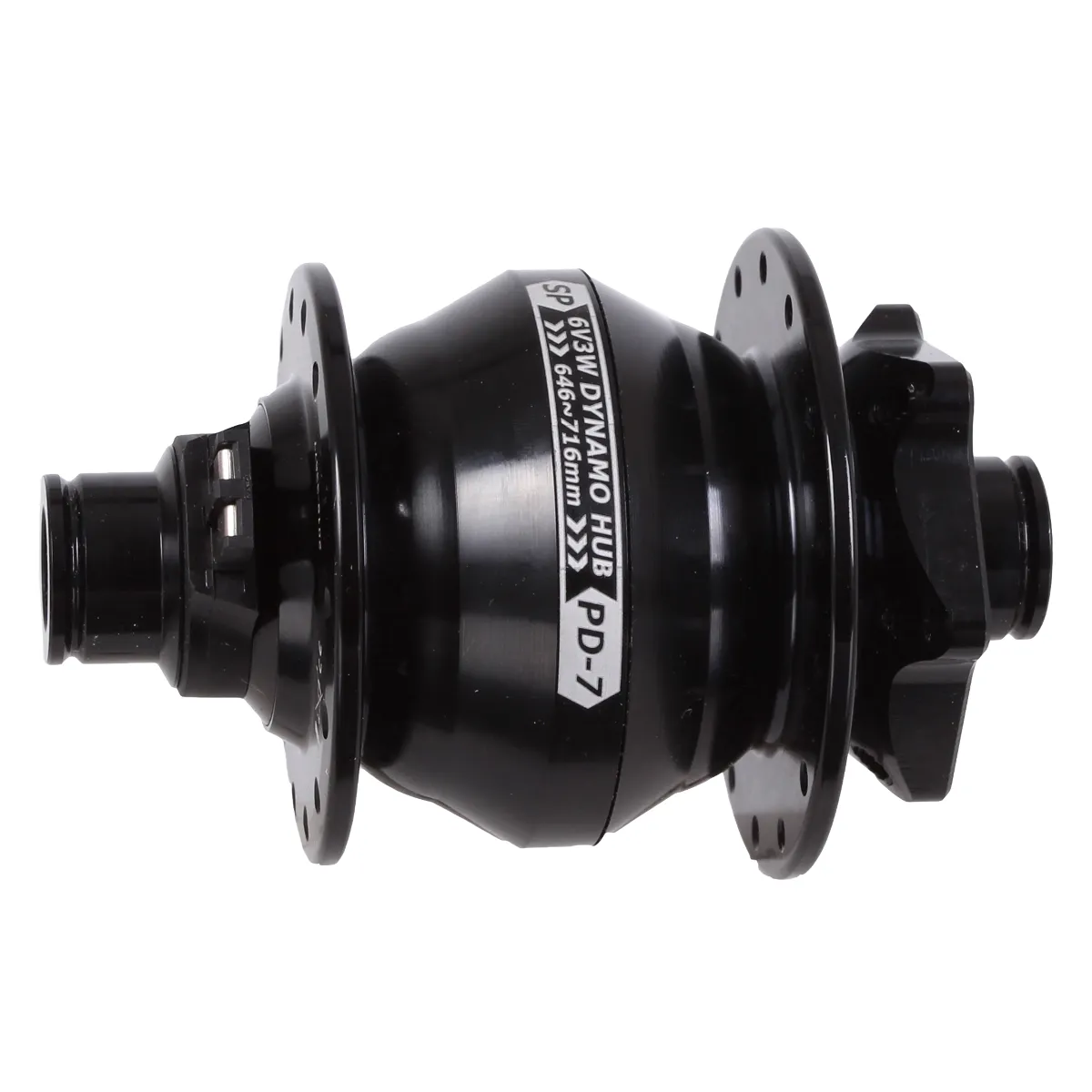 Shutter Precision Front T-A Hub 12x100mm - Black