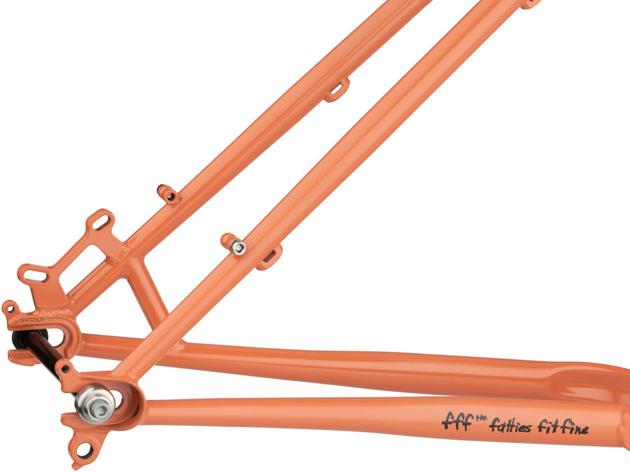 Surly Karate Monkey Frameset - 27.5", Steel, Peach Salmon Sundae - Image 4