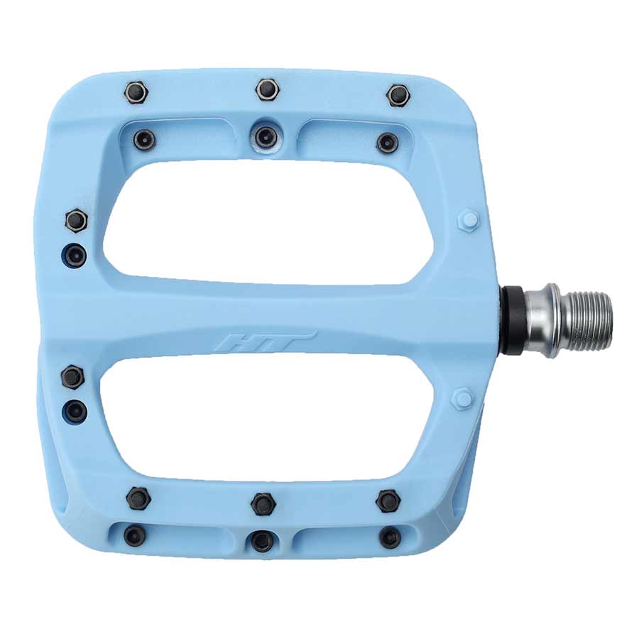 HT Components PA03A Nano P Platform Pedals Body: Nylon Spindle: Cr-Mo 9/16'' Blue Pair HT Components PA03A Nano P Platform Pedals Body: Nylon Spindle: Cr-Mo 9/16'' Blue Pair