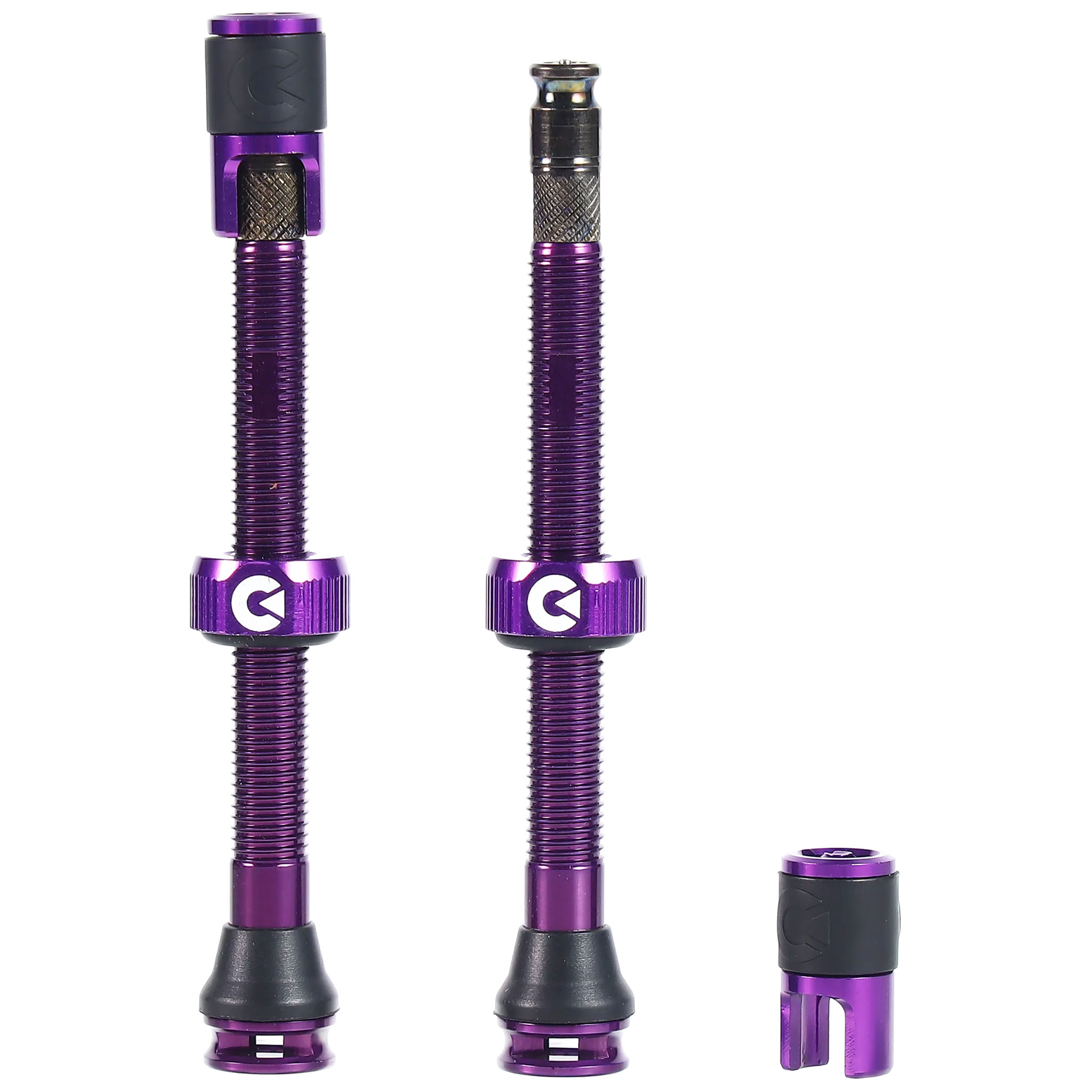 Clik Clik Tubeless Valve Set 60mm Clik Pair Cosmic Purpl