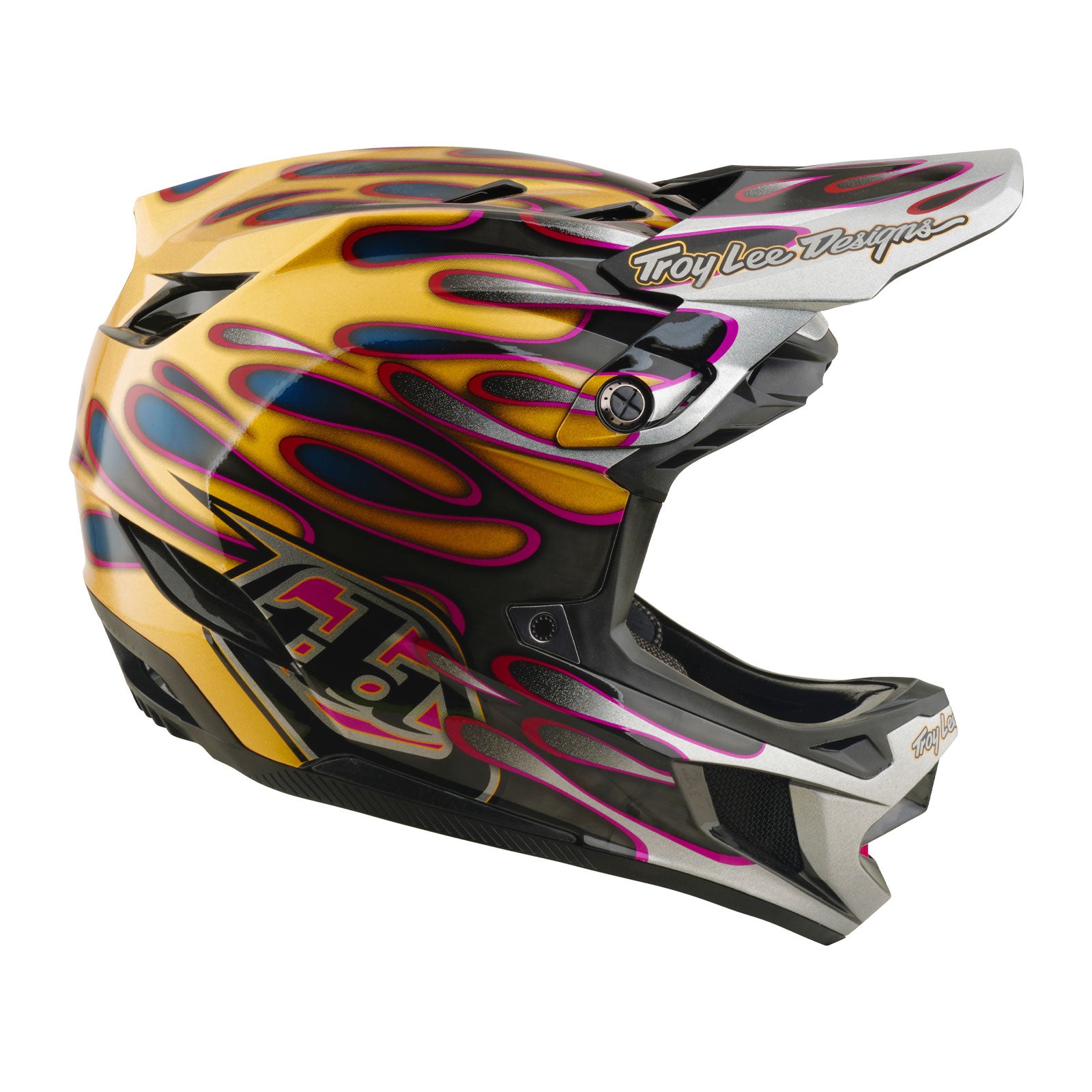 D4 Carbon Helmet Overspray Gold / Black - Image 6