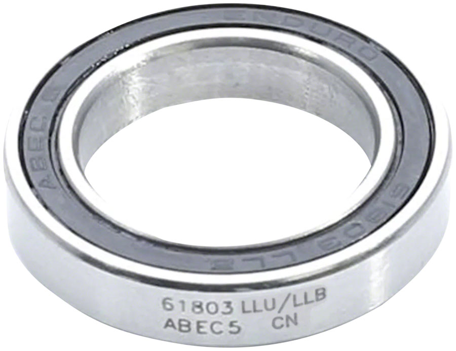 Enduro 61803 LLU/LLB Radial Cartridge Bearing - ABEC-5 CN Clearance 17mm x 26mm x 5mm