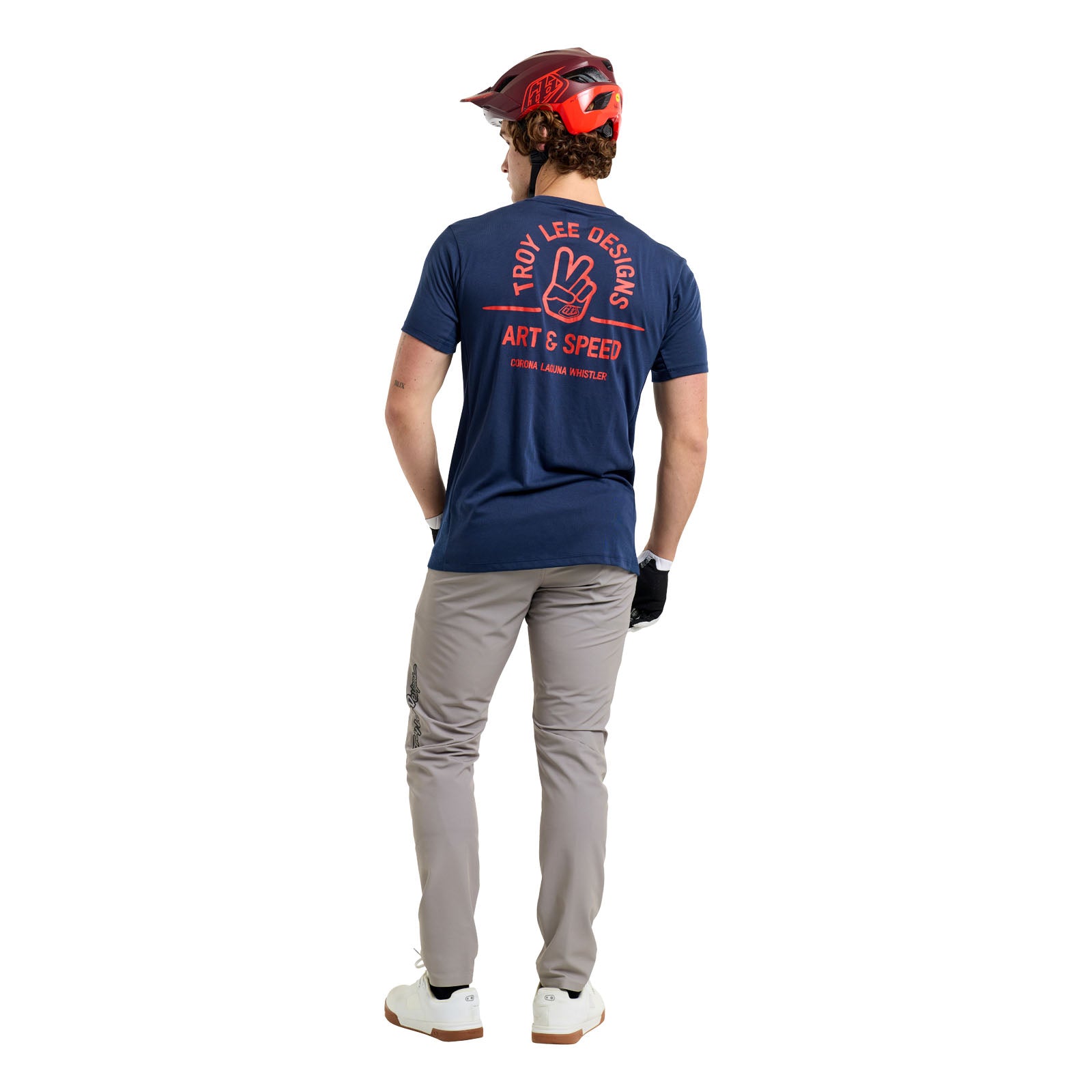 Skyline Short Sleeve Ride Tee Locals Midnight - Image 9