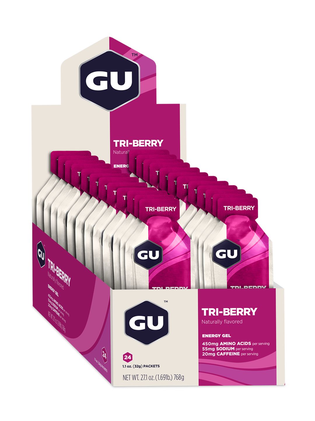 Supplement GU Gel Tri Berry 24 Pack