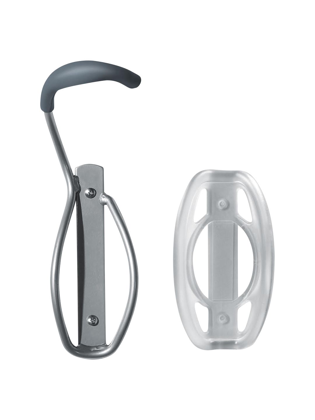 Delta Single Bike Wall Mount Rack with Tire Tray: Holds One Bike Gray variant 1