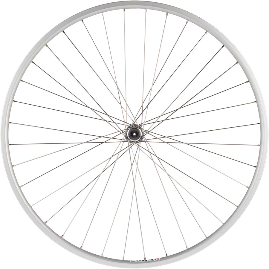 Quality Wheels Value Single Wall Series Front Wheel - QR x 100mm, Rim Brake, Silver, Clincher - Image 6