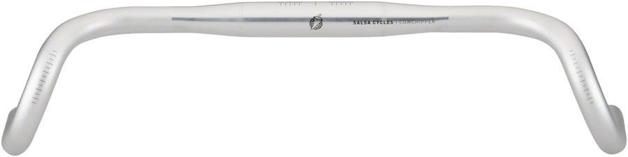 Salsa Cowchipper Deluxe Drop Handlebar - 31.8MM Silver