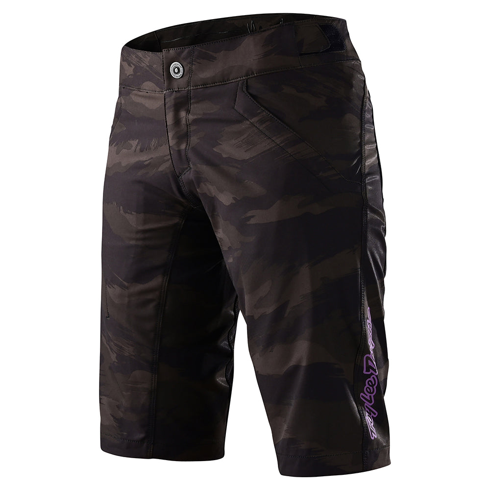 Womens Mischief Short No Liner Brushed Camo Army Womens Mischief Short No Liner Brushed Camo Army