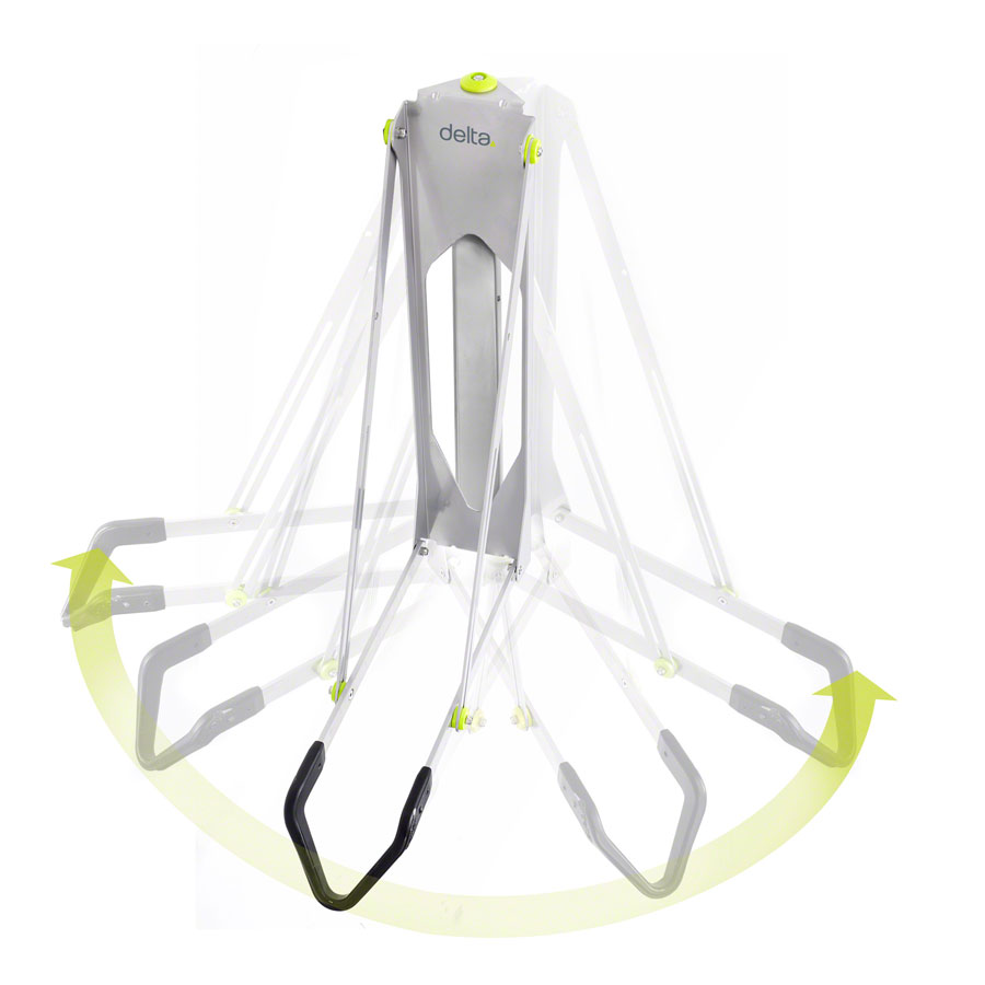 Delta Pivot Wall Mounted Bike Storage Rack - 1-Bike - Image 4