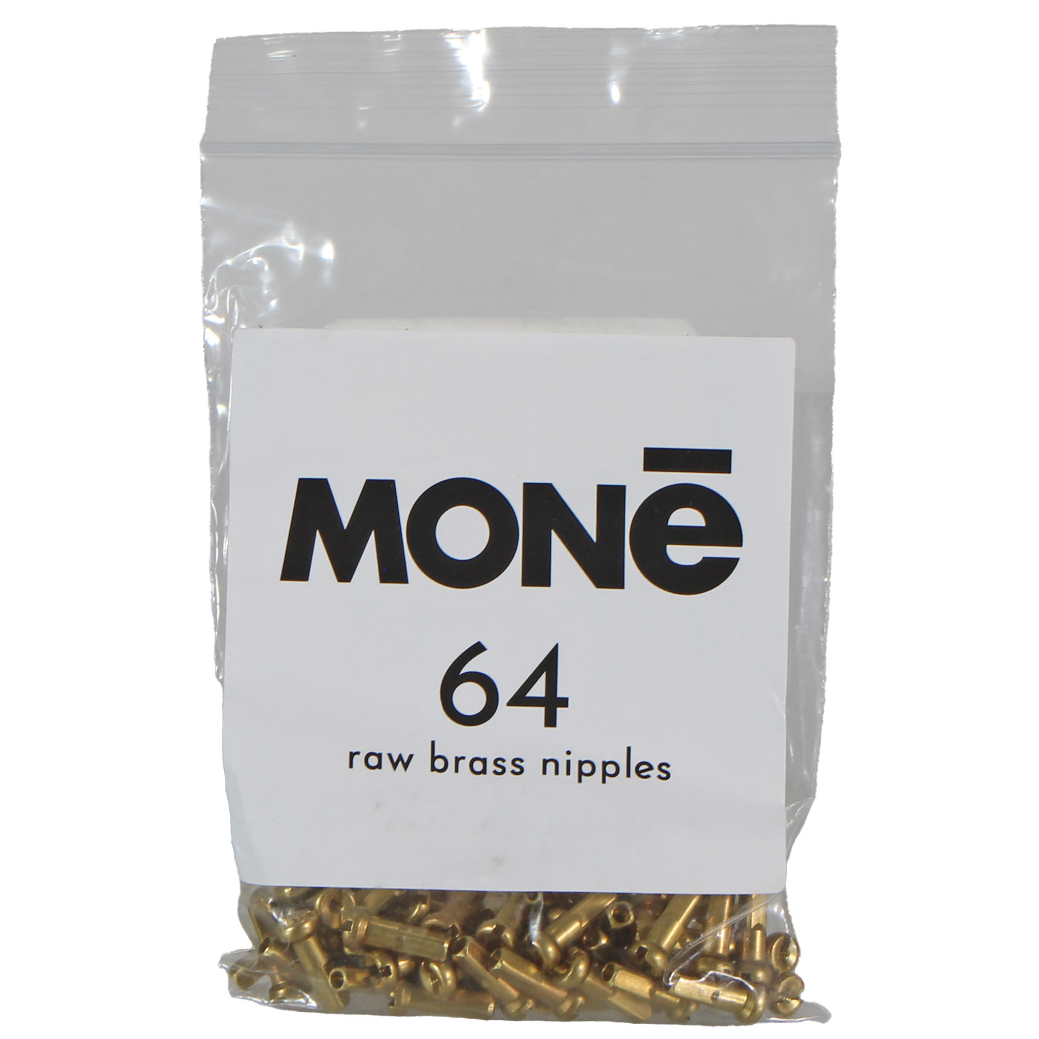 Mone Raw Brass Nipples - 14g/14mm Brass variant 2