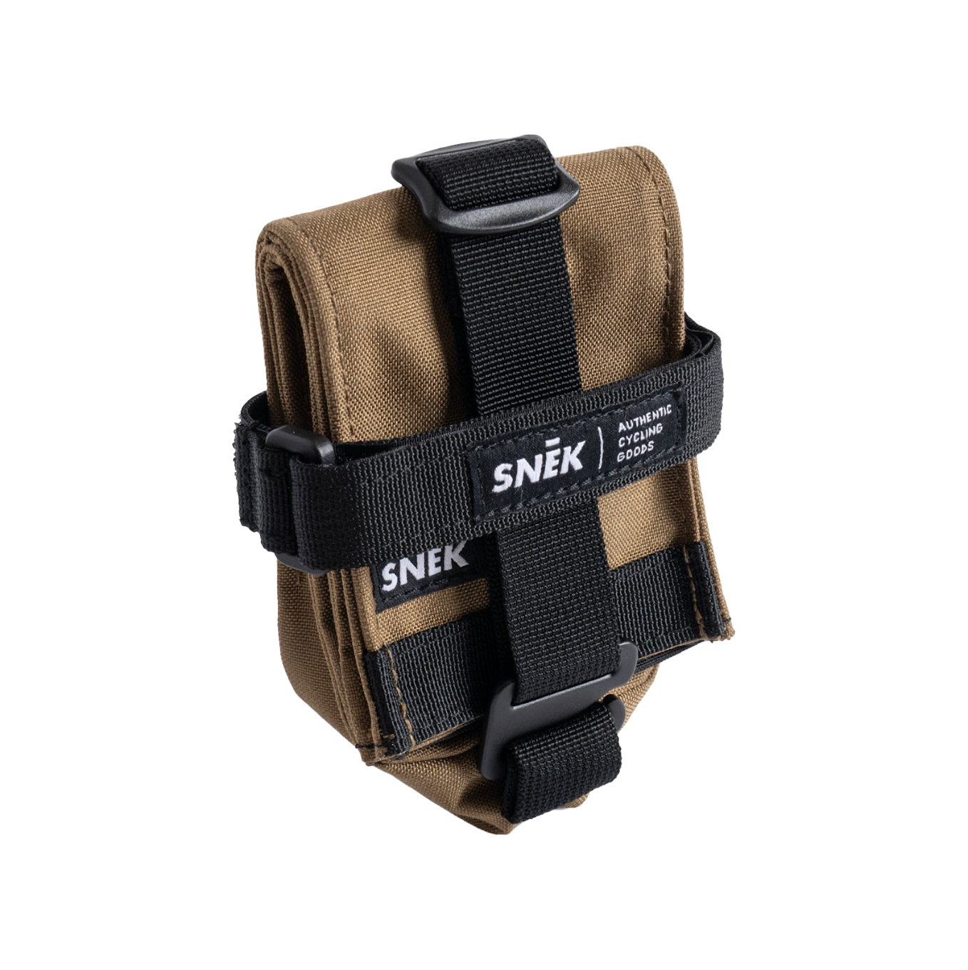 Snek Roll Top Saddle and Frame Bag - Coyote Brown Snek Roll Top Saddle and Frame Bag - Coyote Brown