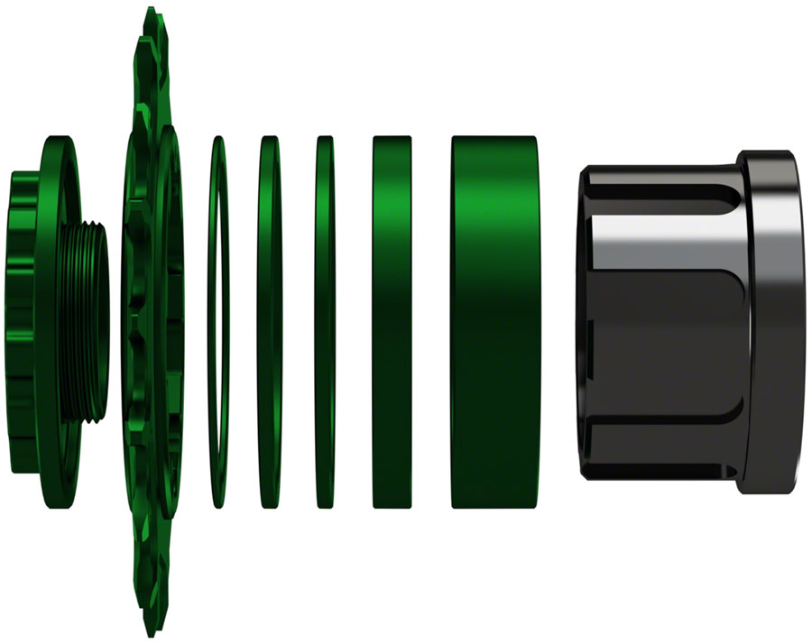 Wheels Manufacturing SOLO-SPLINE Micro Spline Single Speed Conversion Kit - 18t For Shimano Micro Spline Hub Bodies - Image 26