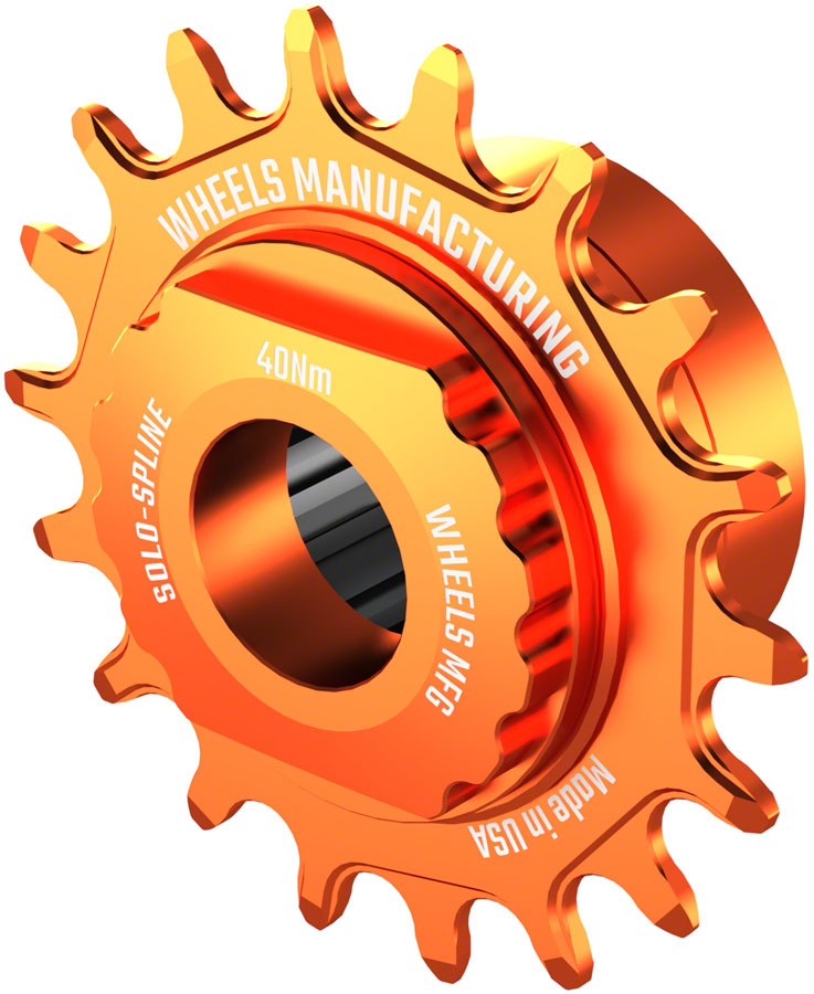 Wheels Manufacturing SOLO-SPLINE Micro Spline Single Speed Conversion Kit - 18t For Shimano Micro Spline Hub Bodies - Image 12