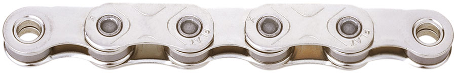 KMC X-Flat Waxed Chain - 12/13-Speed 126 Links Compatible SRAM T-Type AXS Systems Silver