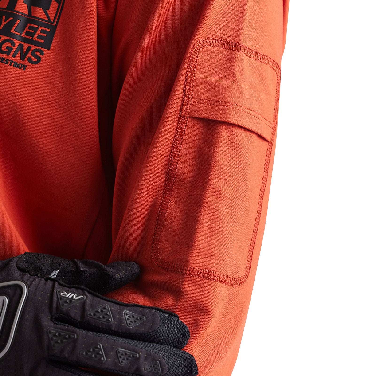 Ruckus Long Sleeve Ride Tee Create To Destroy Brick - Image 8