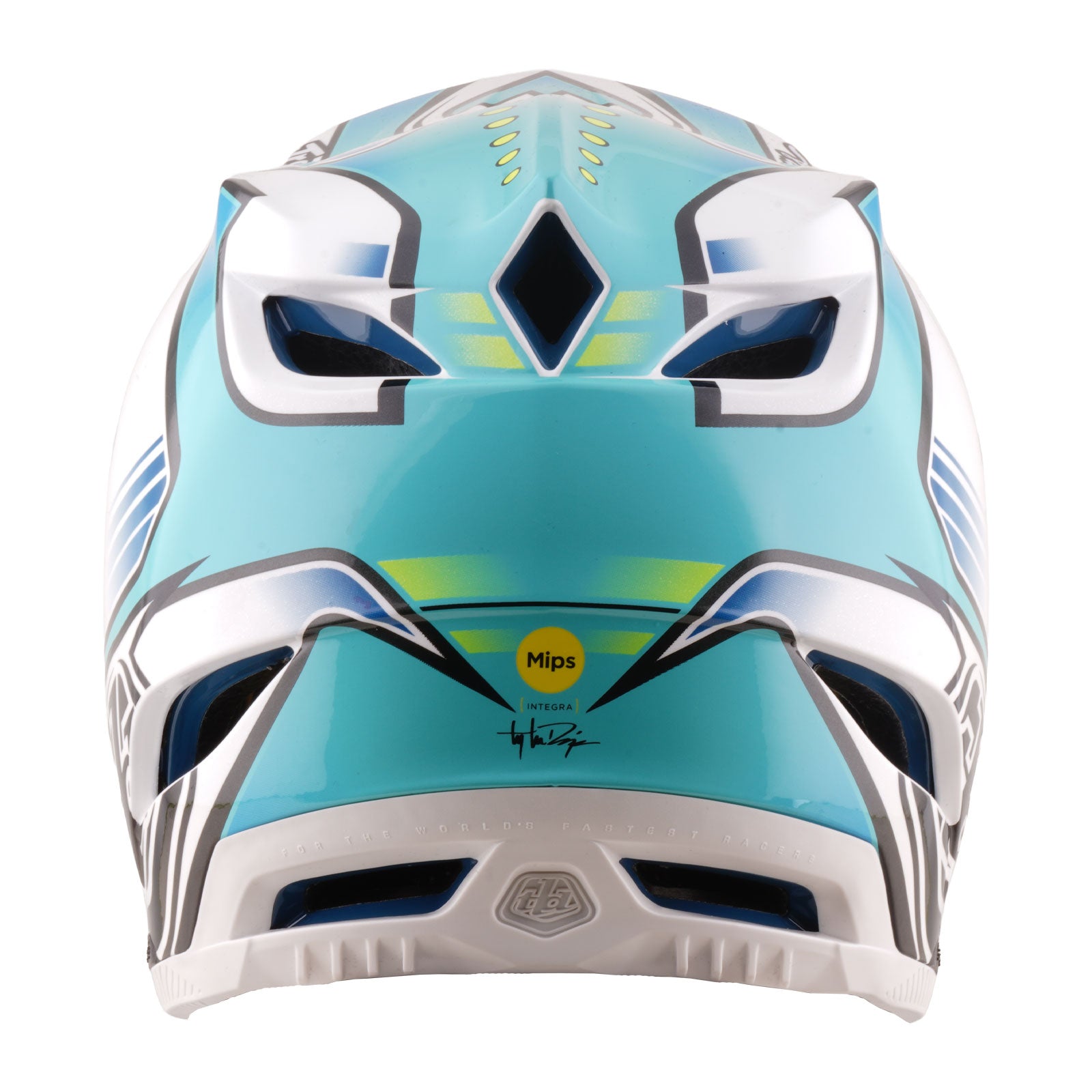 D4 Composite Helmet Crest Real Teal - Image 3