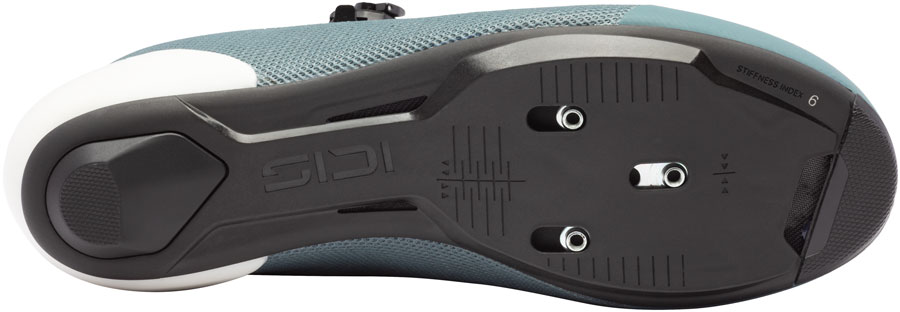 SIDI Genius X WYVE Road Shoes - Men's Frost Gray/Ice White - Image 4