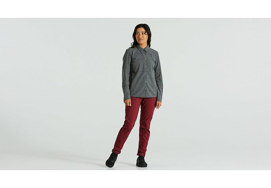 2024 S/F Rider's Flannel Shirt Ls Wmn