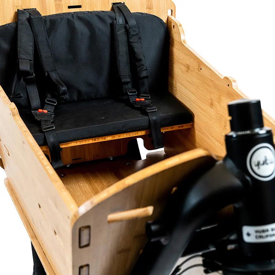 Yuba Bamboo Box Seat Kit Two passenger seating for the Bamboo Box