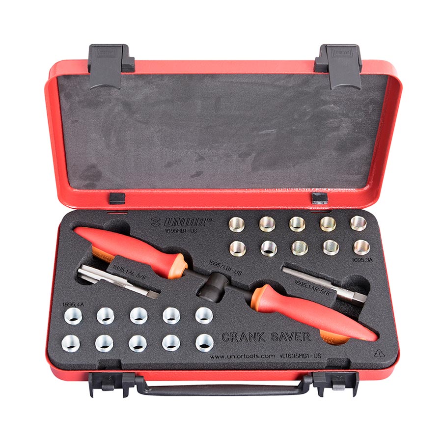Unior Crank Saver Kit Red/Orange Kit Unior Crank Saver Kit Red/Orange Kit