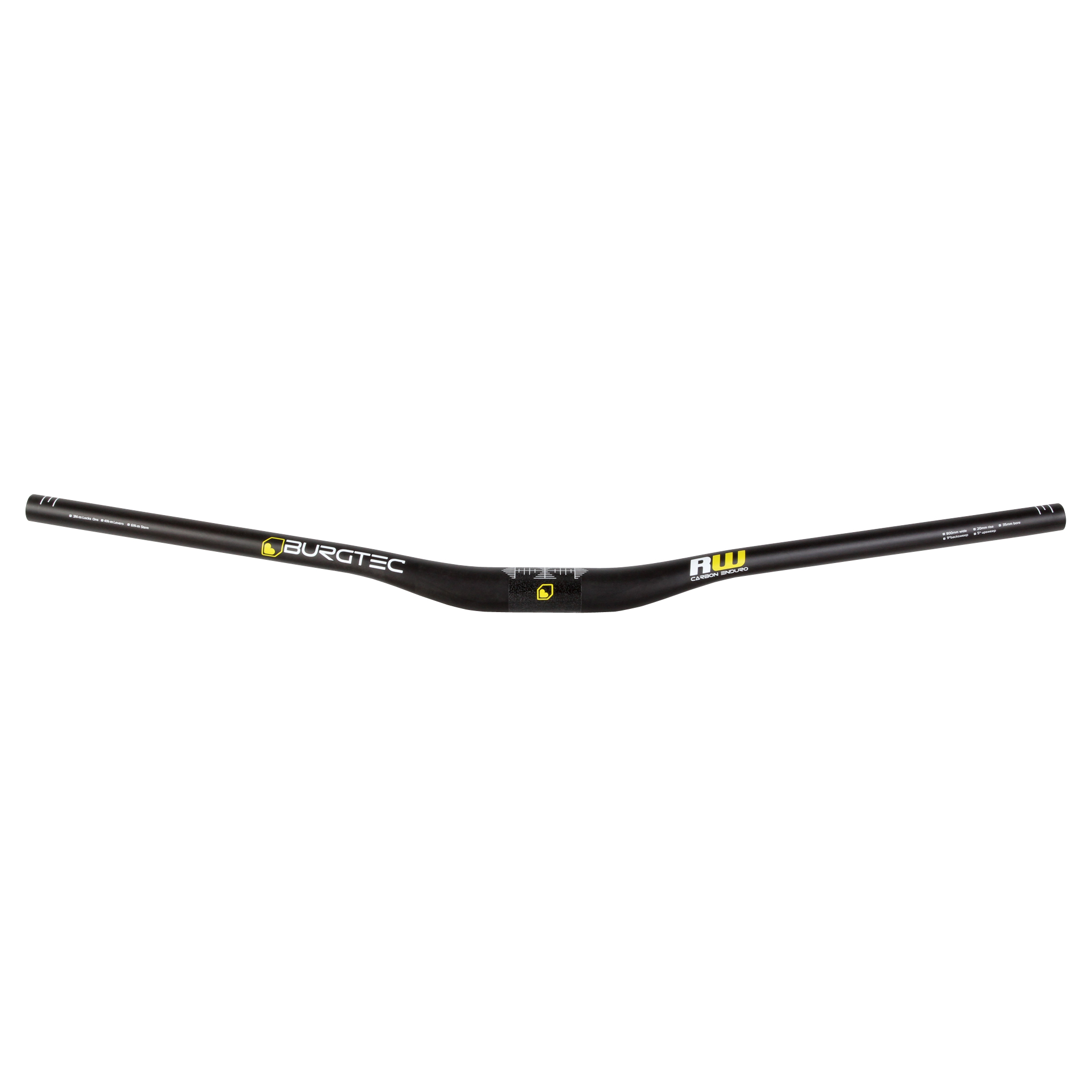 Burgtec Ride Wide Carbon Enduro Riser Bar, 800mm Burgtec Ride Wide Carbon Enduro Riser Bar, 800mm