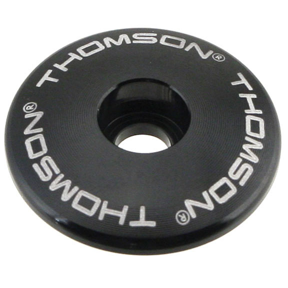 Thomson Aluminum Stem Cap 1-1/8" Black
