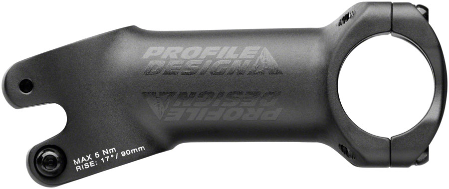 Profile Design 1/Seventeen Stem - 31.8 Clamp, +/-17 1 1/8", Alloy, Black - Image 4