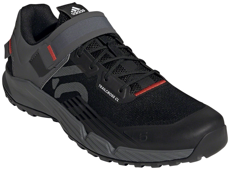 Five Ten Trailcross Mountain Clipless Shoes - Men's Core BLK/Gray Three/Red 6