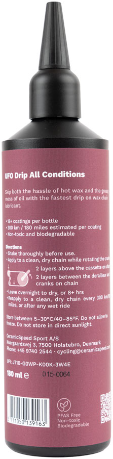 CeramicSpeed UFO Drip All Conditions Chain Lube - Image 2