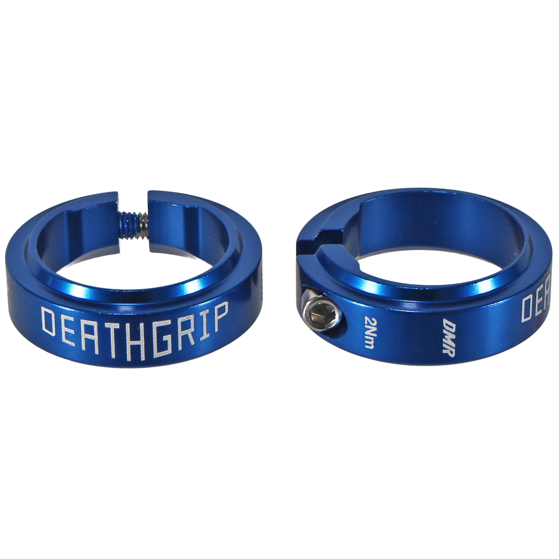 DMR Brendog DeathGrip 2 Clamps Blue DMR Brendog DeathGrip 2 Clamps Blue