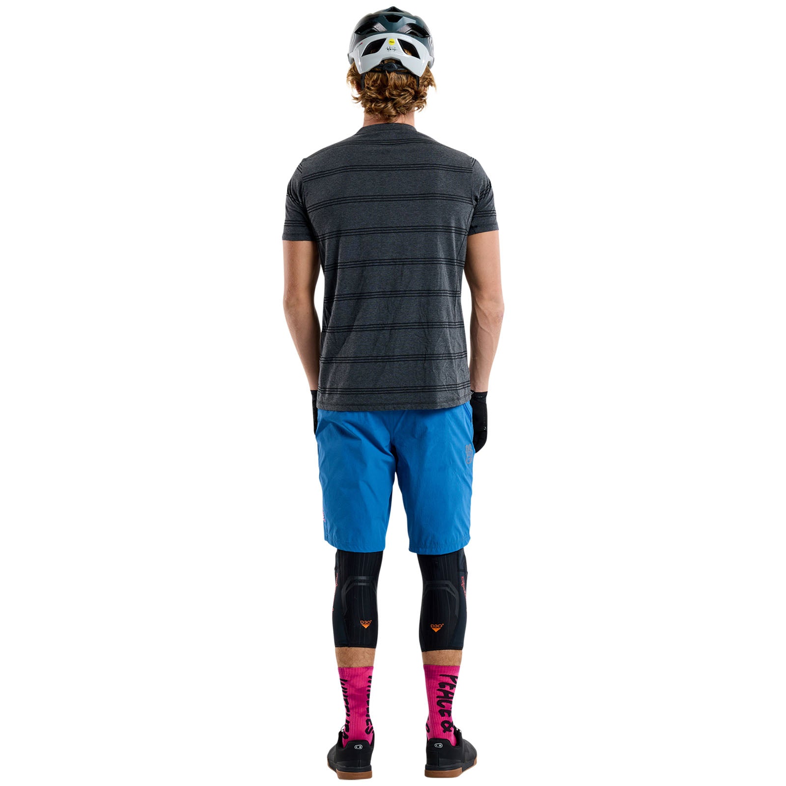 Skyline Short Sleeve Ride Tee Washed Out Dark Cloud - Image 8