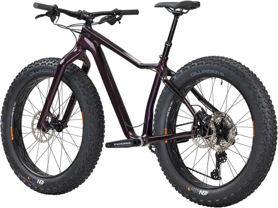 Salsa Heyday! C Deore 12 Fat Tire Bike - 26", Carbon, Black Cherry - Image 3