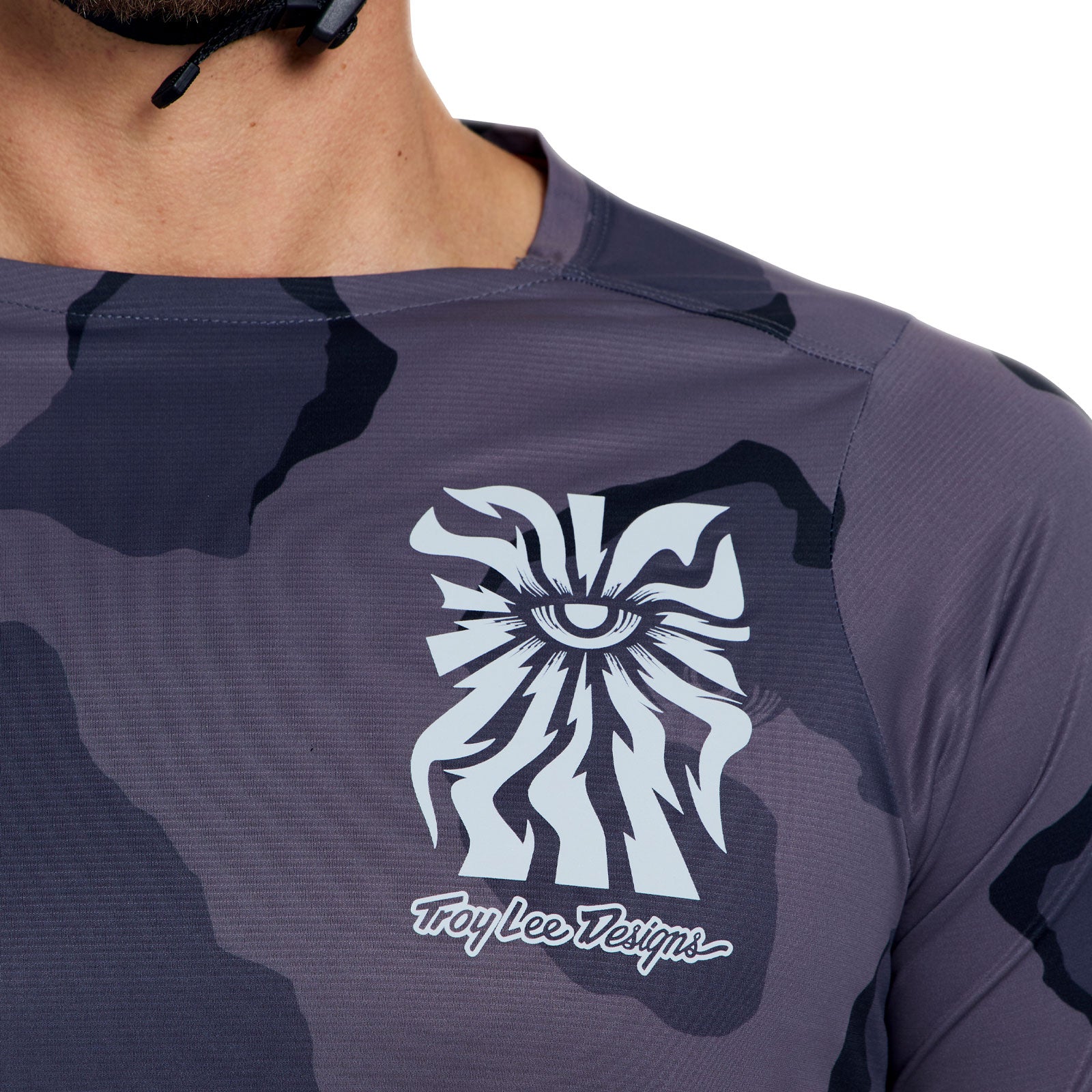 Skyline Pro LS Jersey Flow Camo Carbon - Image 11