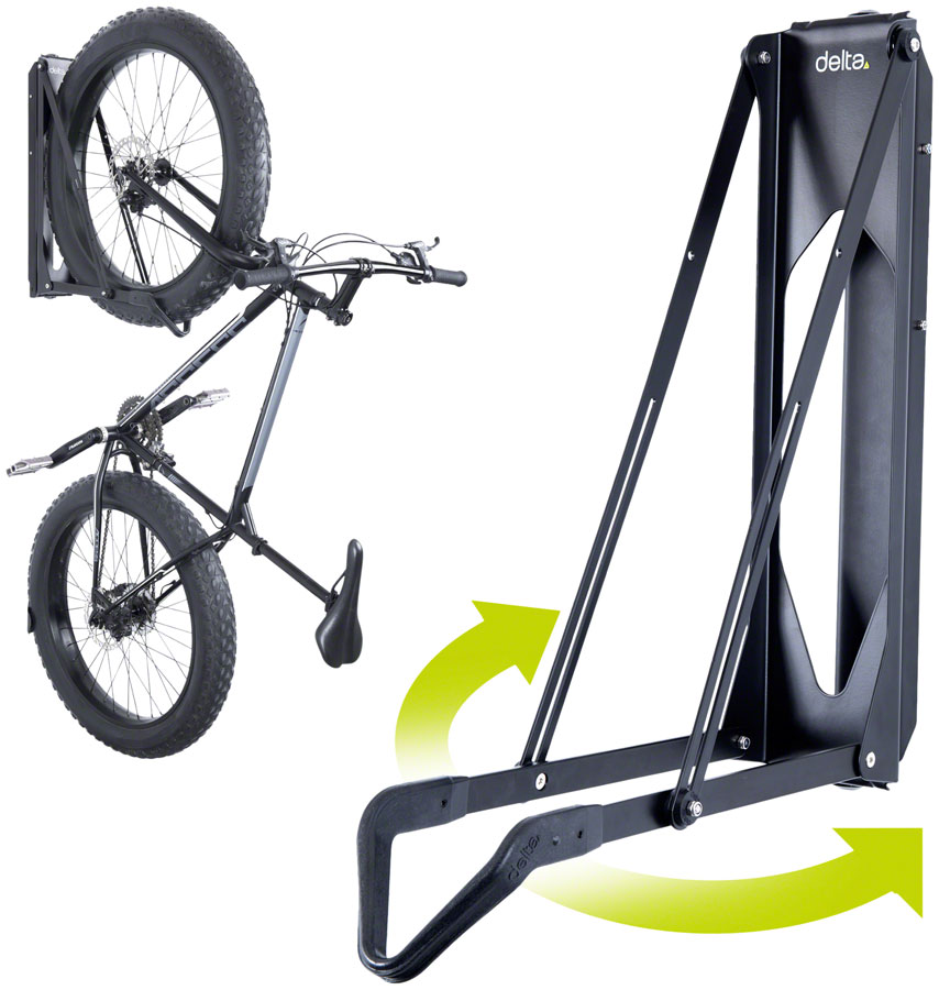 Delta Pivot Wall Mounted Bike Storage Rack - 1-Bike variant 2