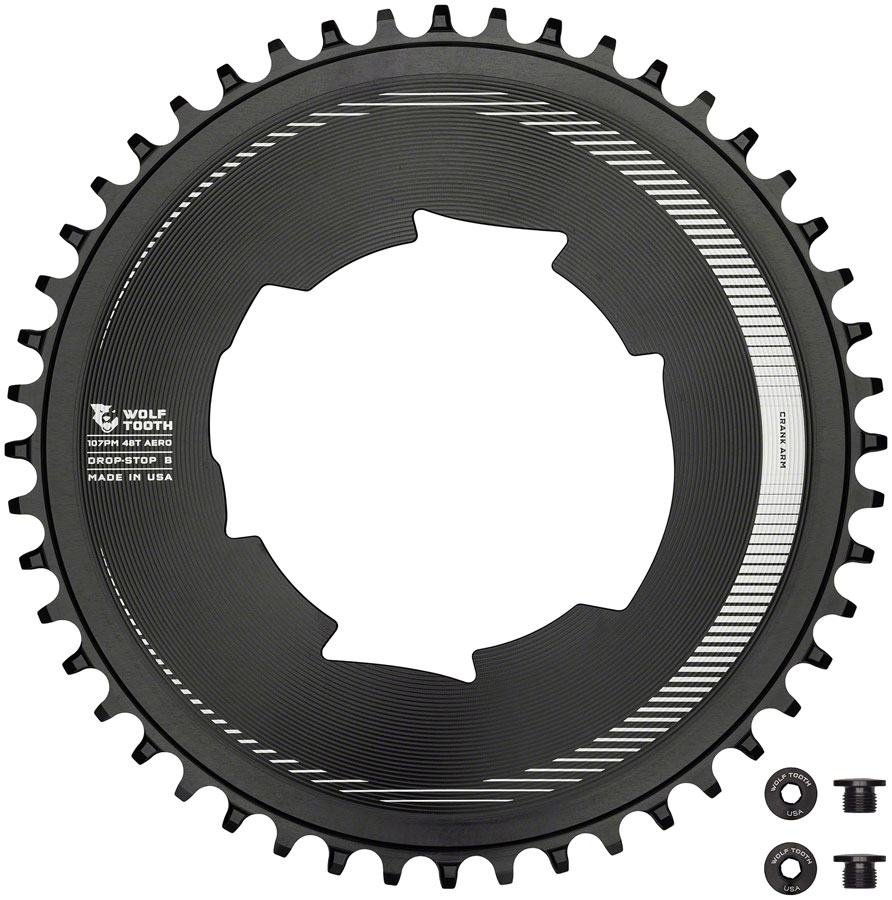 Wolf Tooth Aero 107 BCD Chainring - Optimized SRAM Eagle Flaptop Chains variant 4