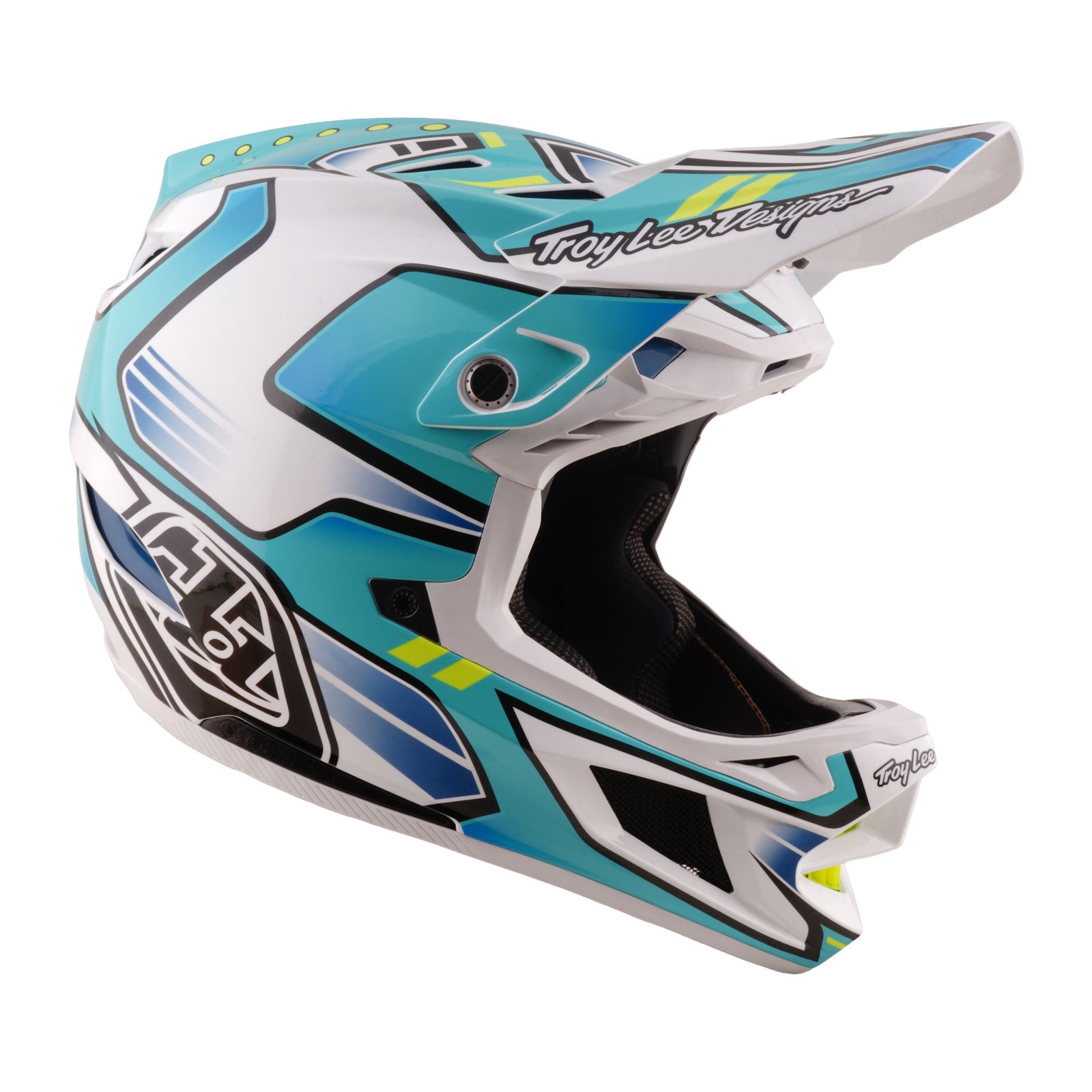 D4 Composite Helmet Crest Real Teal - Image 6