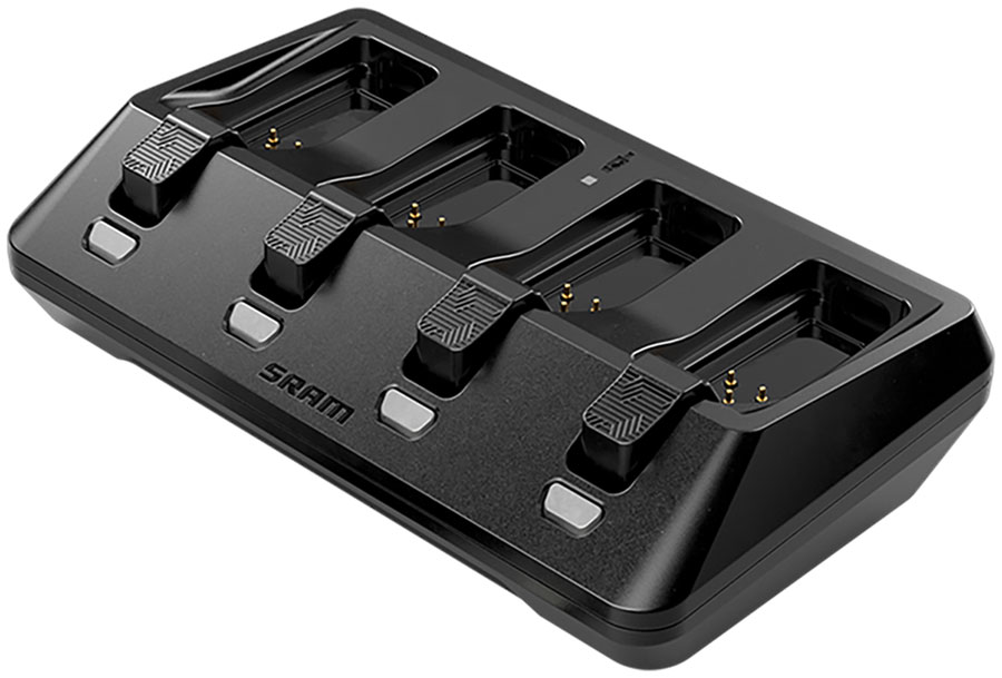 SRAM AXS 4-Port Battery Charger w/o Cord - Compatible AXS Batteries used on eTap RockShox AXS Components Battery sold separate