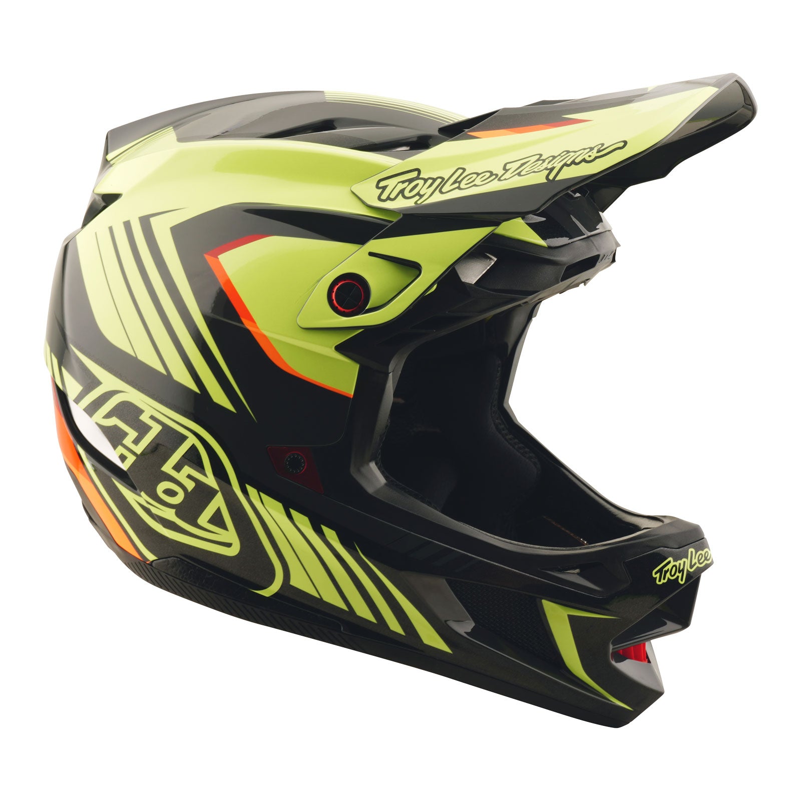D4 Polyacrylite Helmet Qualifer Black / Yellow - Image 6