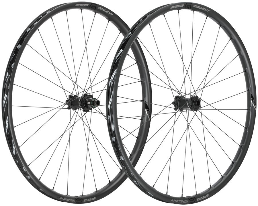 Full Speed Ahead Gradient i30 Carbon Wheelset - 29", 15 x 110mm/12 x 148mm, 6-Bolt, Black, 28H variant 2