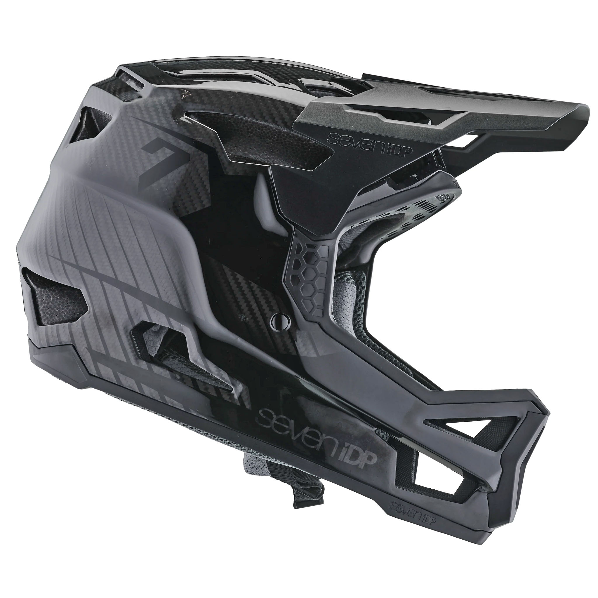 7iDP Project 23 Carbon Full Face XS/S Gloss Black