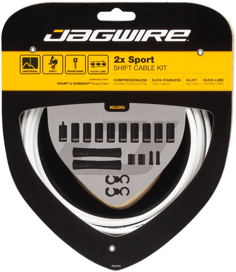 Jagwire 2x Sport Shift Cable Kit - SRAM/Shimano variant 3