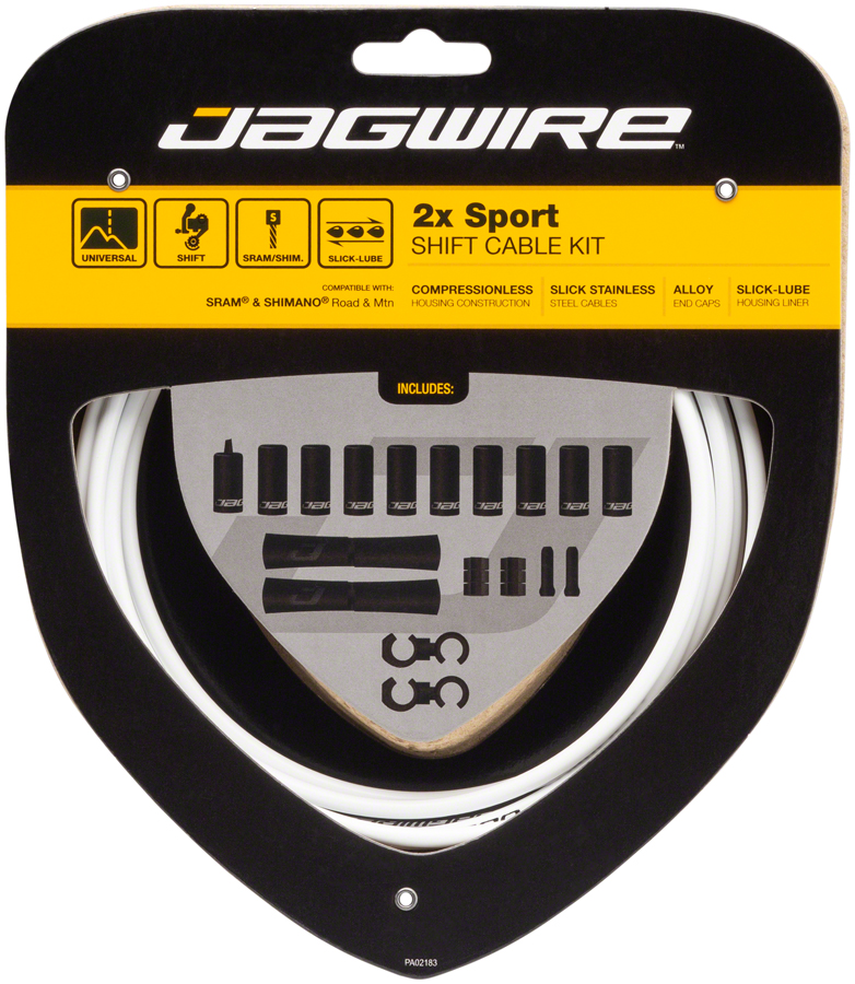 Jagwire 2x Sport Shift Cable Kit - SRAM/Shimano variant 3