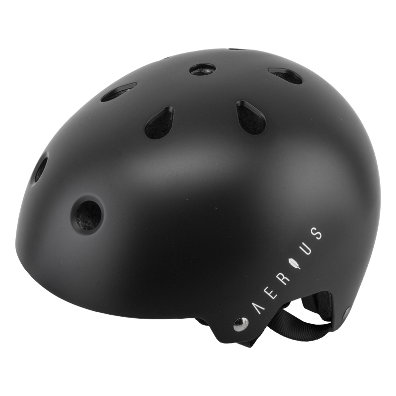 Aerius Skid Lid BMX/Skate ABS Hard Shell Matte Black 11 Adjustable