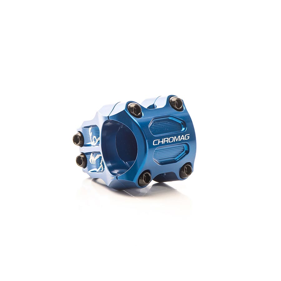 Chromag Riza Stem Diameter: 31.8mm Length: 32mm Steerer: 1-1/8'' 0° Blue