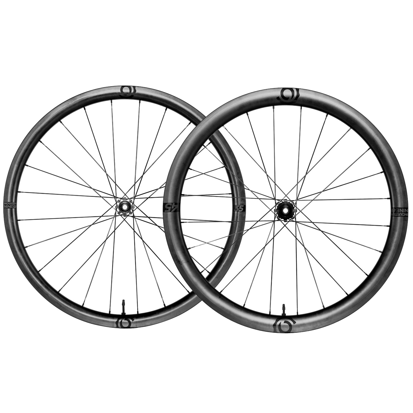 Industry Nine Solix SL 35/45 Carbon Disc Wheelset - 700c, 12x100/142 TA variant 2