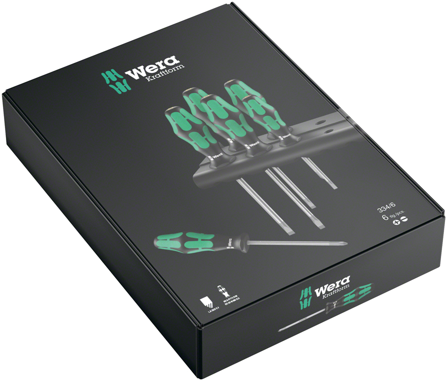 Wera 334/6 Rack Screwdriver Set - Image 2